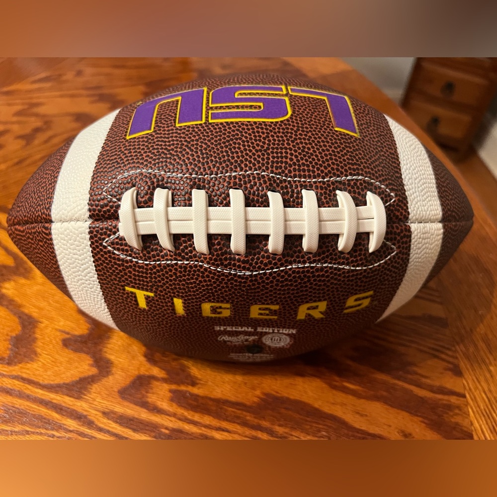 Special edition Rawlings LSU football.